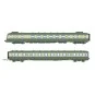 Jouef HJ2420 Autorail diesel RGP 2 X 2712 + remorque XR 7714, SNCF, vert/beige avec déflecteurs de fumée Jouef HJ2420 - 5 HJ2420-Jouef HJ2420 Autorail diesel RGP 2 X 2712 + remorque XR 7714, SNCF, vert/beige avec déflecteurs de fumée
