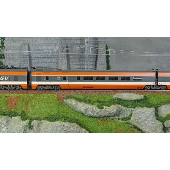 HJ2425-Jouef HJ2425 TGV Sud-Est, 4 éléments, version inaugurale 1981, SNCF