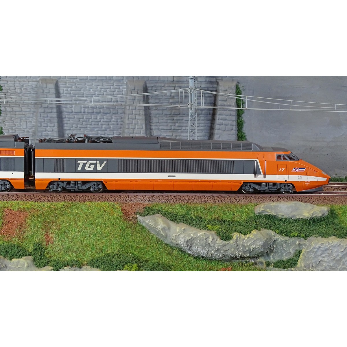 Jouef HJ2425 TGV Sud-Est, 4-car set, inaugural version 1981, SNCF -...