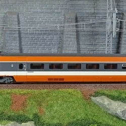 Jouef HJ3014 Set de 3 voitures intermédiaire TGV Sud-Est, version inaugurale 1981, SNCF, 1ere, 2eme classe et bar Jouef HJ3014 -