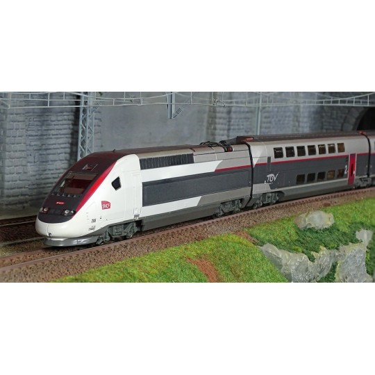 HJ2451S-Jouef HJ2451S TGV Duplex Carmillon, 4 cars, SNCF, digital sound