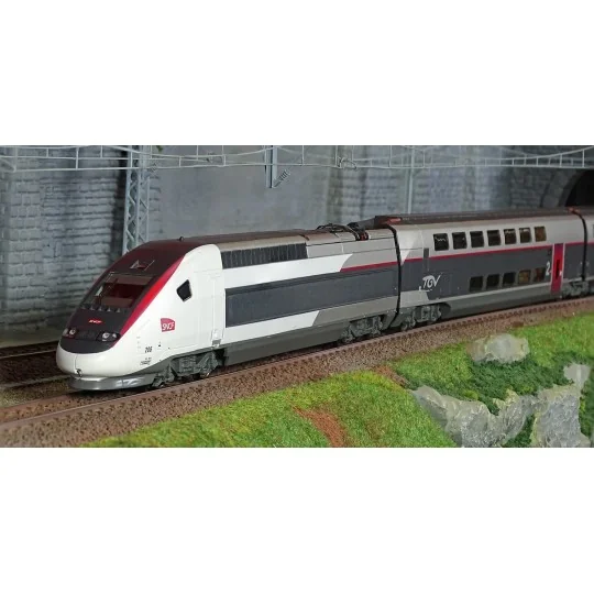 HJ2451S-Jouef HJ2451S TGV Duplex Carmillon, 4 éléments, SNCF, digitale sonore