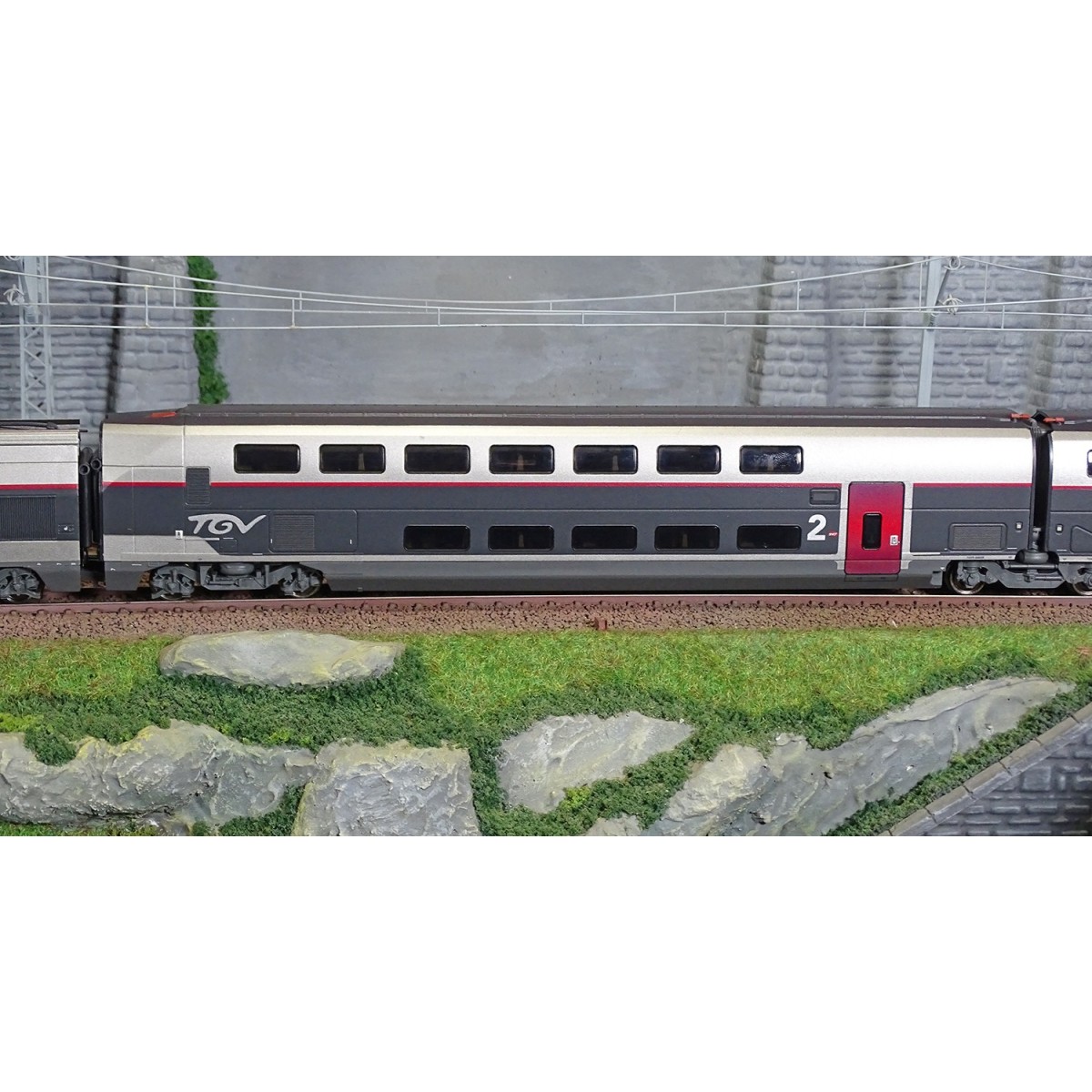 Jouef HJ2451S TGV Duplex Carmillon, 4 éléments, SNCF, digitale sonore Jouef HJ2451S - 4