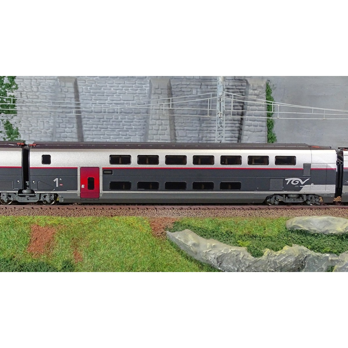 Jouef HJ2451S TGV Duplex Carmillon, 4 cars, SNCF, digital sound - H...