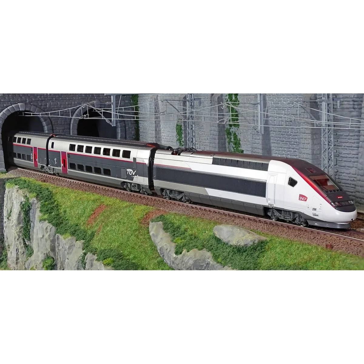 Jouef HJ2451S TGV Duplex Carmillon, 4 éléments, SNCF, digitale sonore Jouef HJ2451S - 7