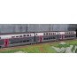 HJ3017-Jouef HJ3017 Set de 3 voitures intermédiaire TGV Duplex Carmillon, SNCF, 2ème classe