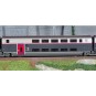HJ3017-Jouef HJ3017 Set de 3 voitures intermédiaire TGV Duplex Carmillon, SNCF, 2ème classe