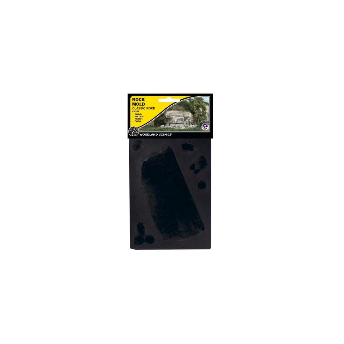 Woodland Scenics C1236 Rock Mold, Classic - Woodland Scenics - WC_1236