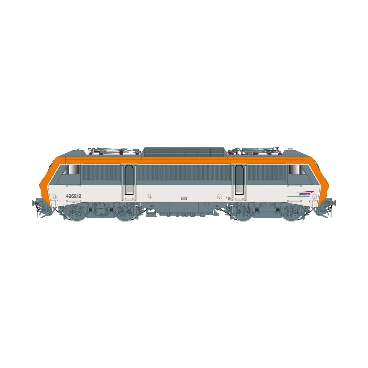 Jouef HJ2443S Locomotive électrique BB 26212, SNCF, livrée grise/orange, logo Casquette, digitale sonore Jouef HJ2443S - 4 Jouef HJ2443S Locomotive électrique BB 26212, SNCF, livrée grise/orange, logo Casquette, digitale sonore Jouef HJ2443S - 4