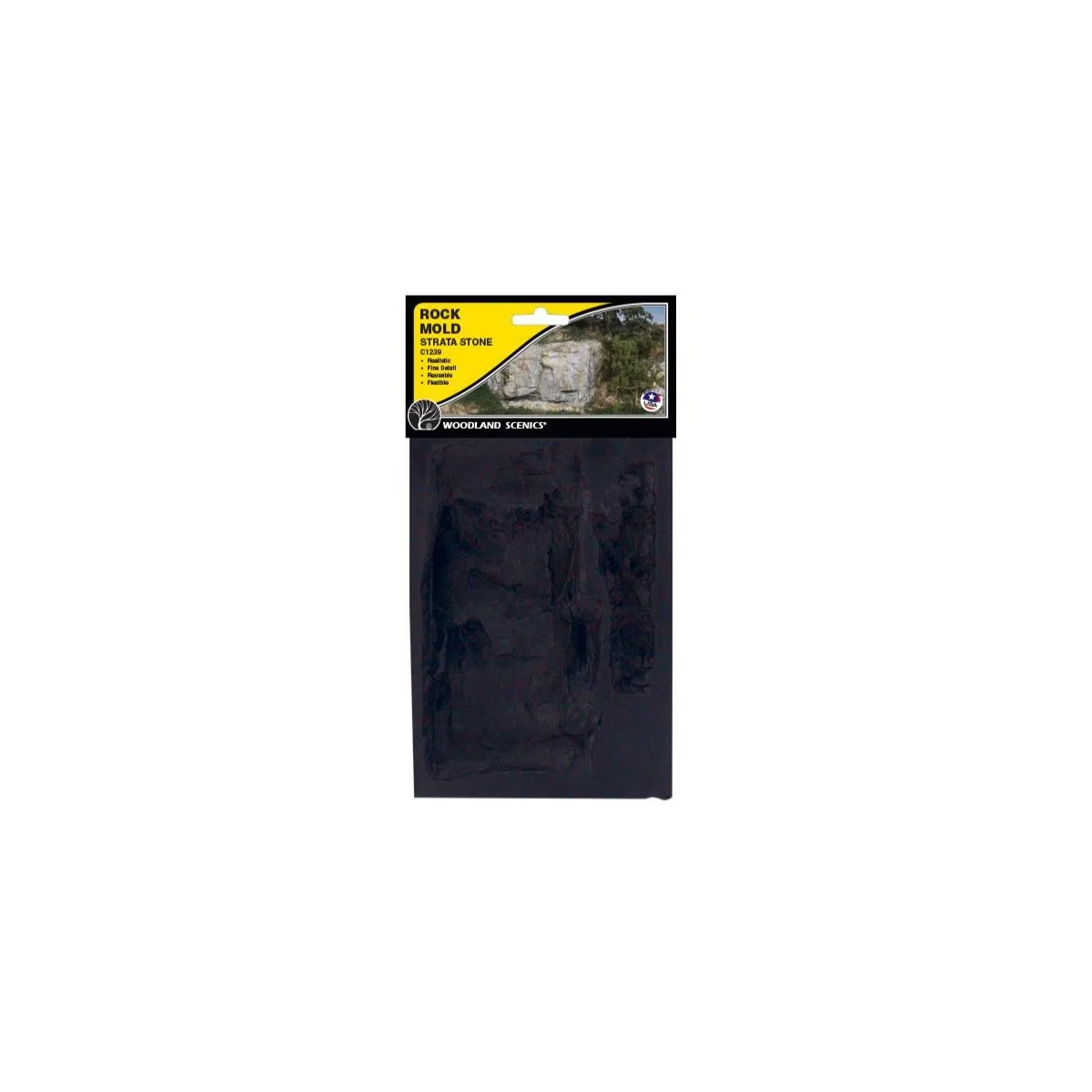 Woodland Scenics C1239 Mold for rocks, stratified stones - Woodland... Woodland Scenics C1239 Mold for rocks, stratified stones - Woodland...