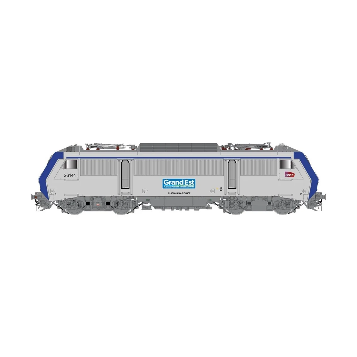Jouef HJ2445 BB 26144 electric locomotive, SNCF, TER Grand Est live...