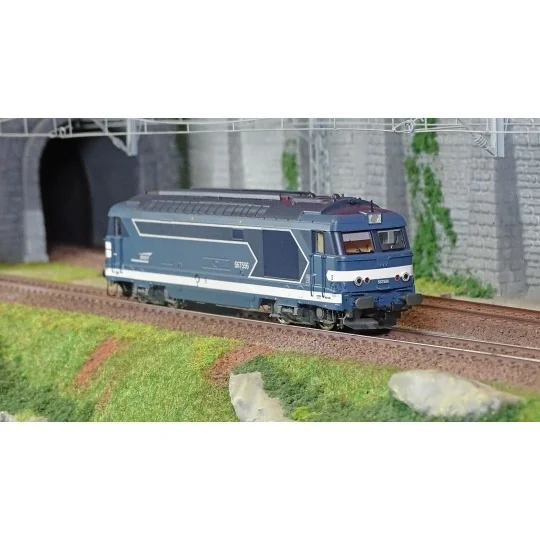Jouef HJ2446S BB 567556 diesel locomotive, SNCF, blue livery, cap l... HJ2446S-Jouef HJ2446S BB 567556 diesel locomotive, SNCF, blue livery, cap logo, digital sound