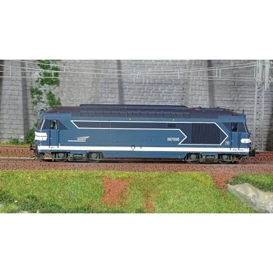 Jouef HJ2446 BB 567556 diesel locomotive, SNCF, blue livery, cap logo HJ2446-Jouef HJ2446 BB 567556 diesel locomotive, SNCF, blue livery, cap logo