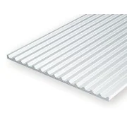 Evergreen ribbed metal plate