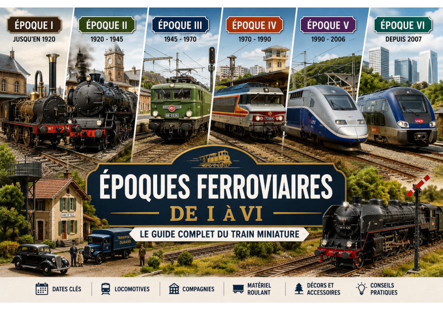 Époques ferroviaires : comprendre les époques I à VI