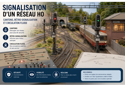 Signalisation d’un réseau HO : cantons, rétro-signalisation et circulation fluide image