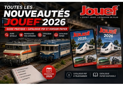 Toutes les nouveautés Jouef 2026 : guide pratique + catalogue PDF et version papier image