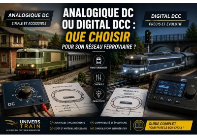 Analogique DC ou digital DCC : que choisir pour son réseau ferroviaire ? image