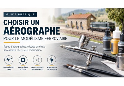 Choisir un aérographe pour le modélisme ferroviaire image